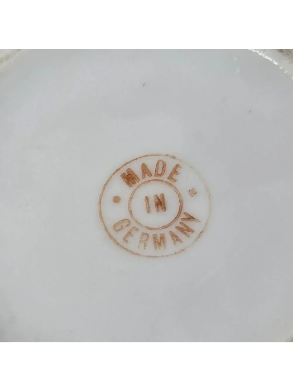 Vintage Made in‎ Germany White Ceramic Shaving Scuttle Mug Barber Cup From Leeds
